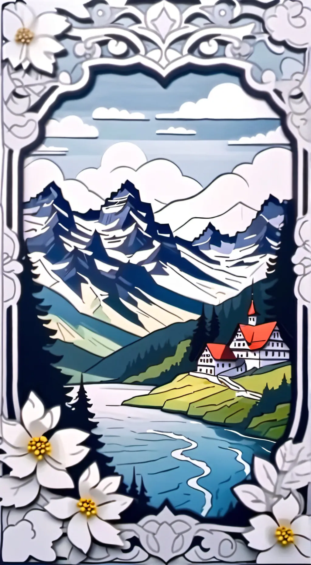 ai character: Germany  background