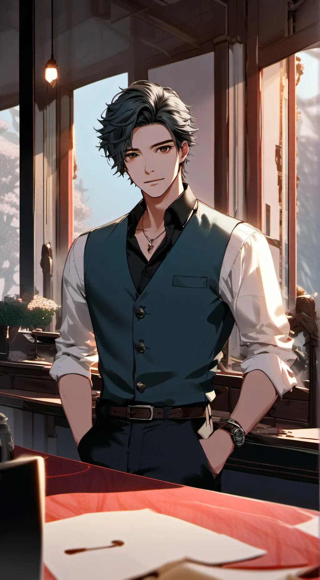 ai character: Otávio  background