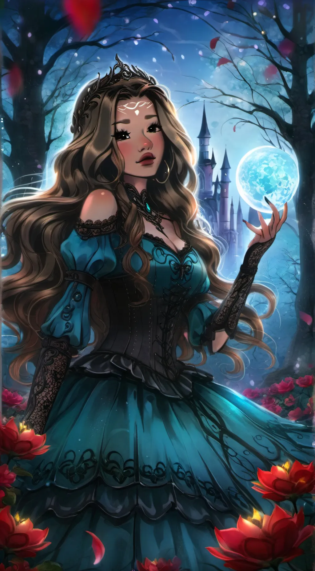 ai character: 🍒nea🍒 background