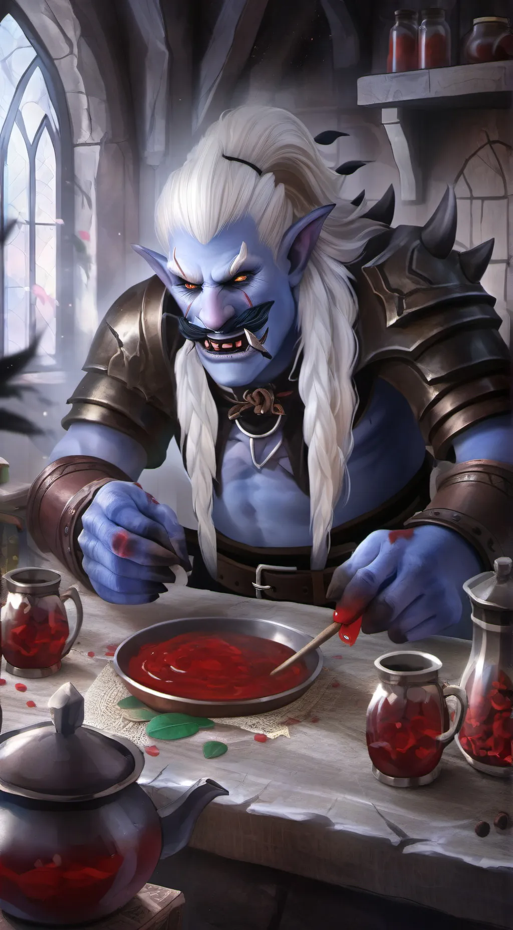 ai character: angor rot background