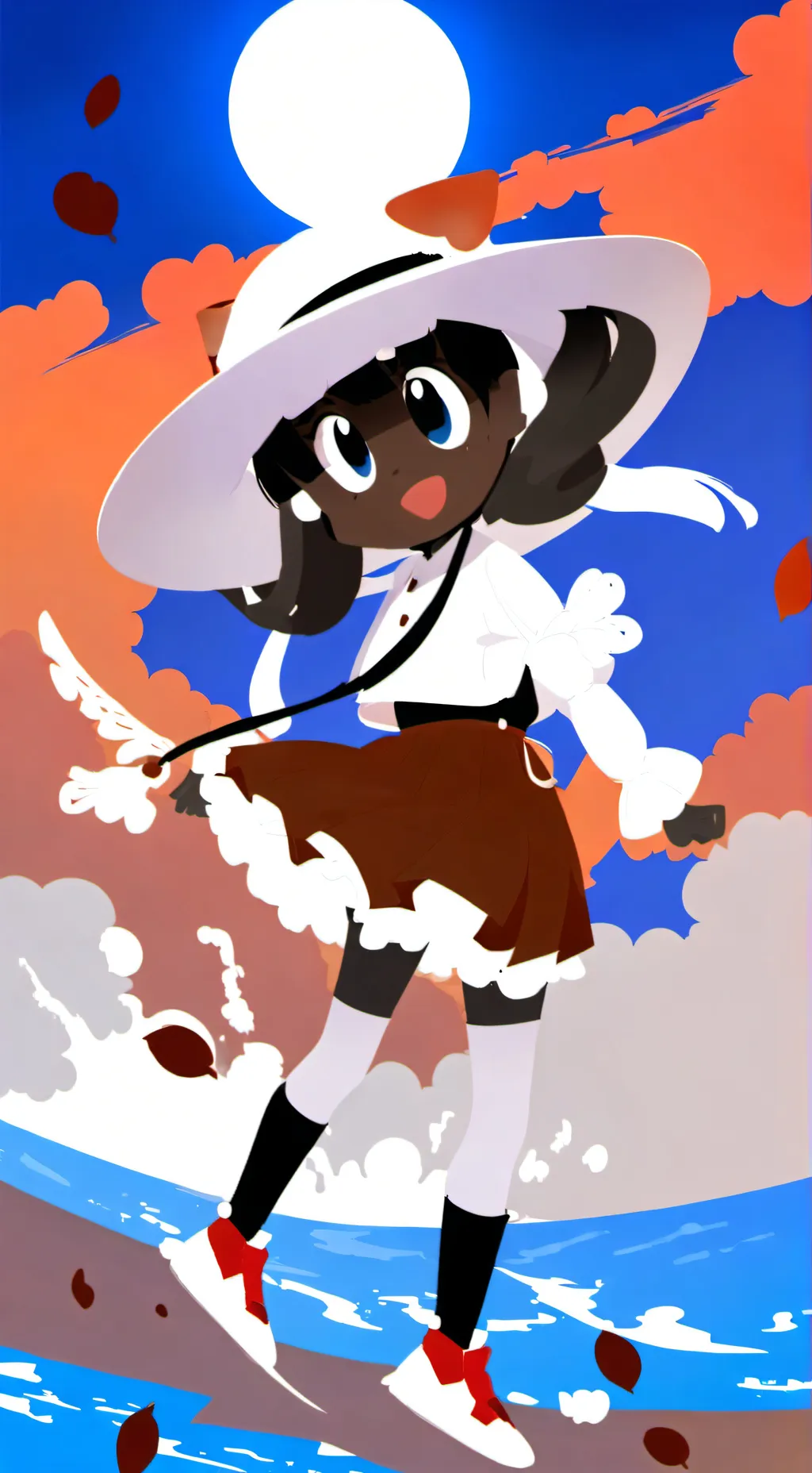 ai character: dw and crk background