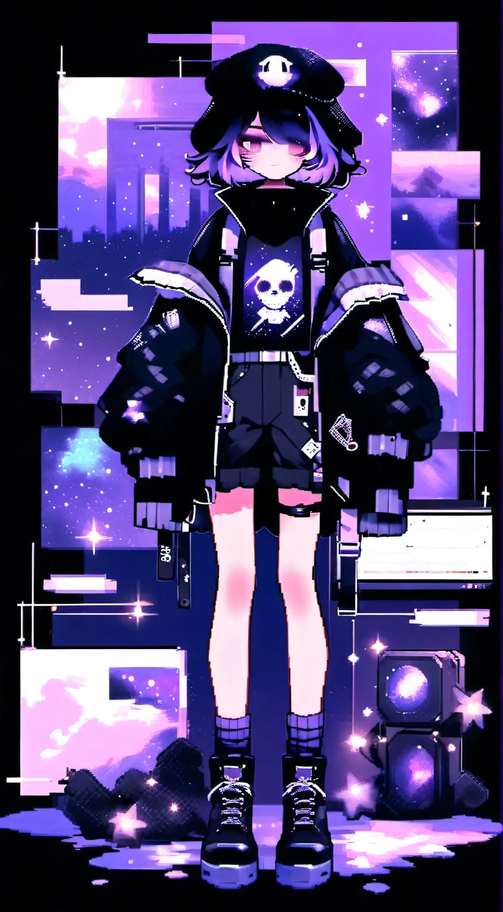 ai character: узи background