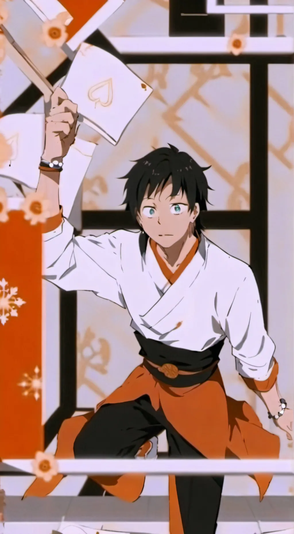 ai character: Sero meme background