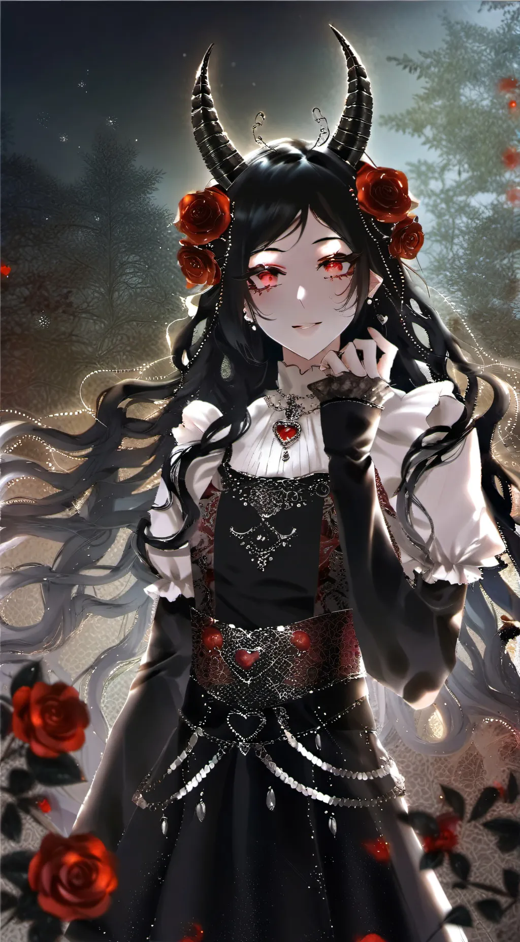 ai character: Lady Nyx background
