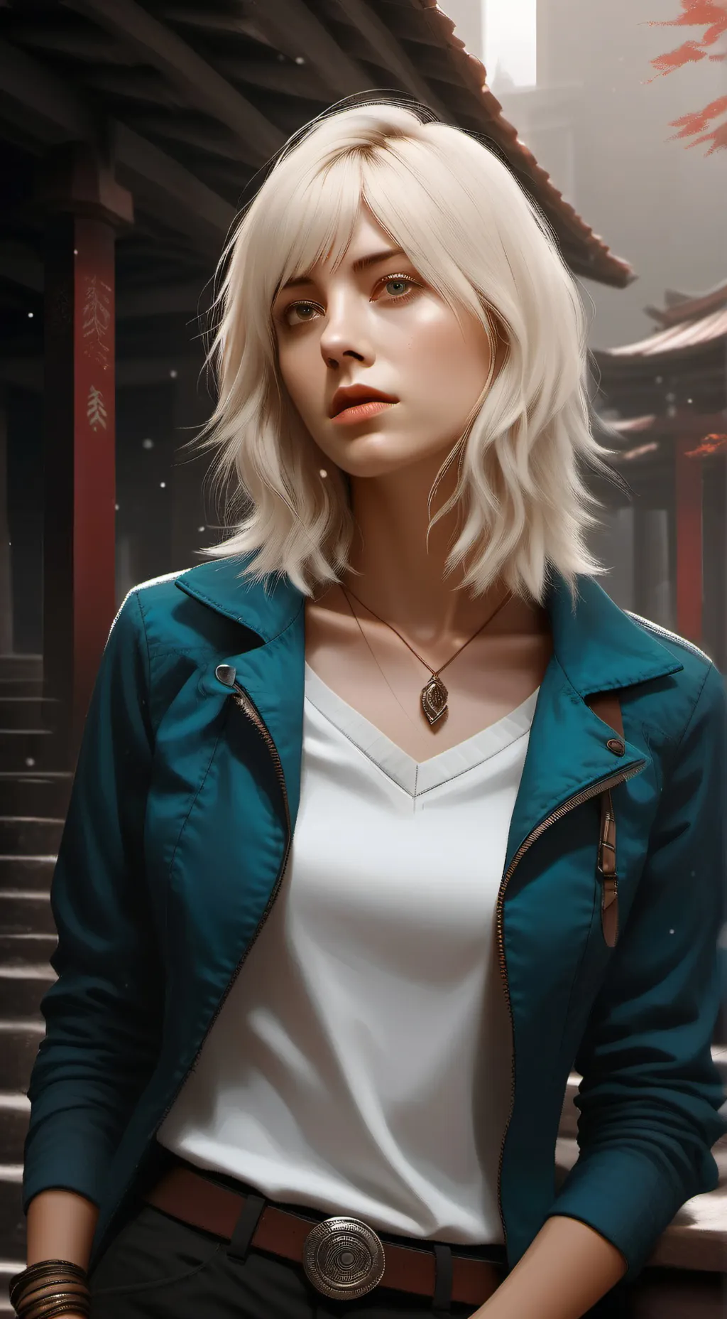 ai character: Happier than ever  background