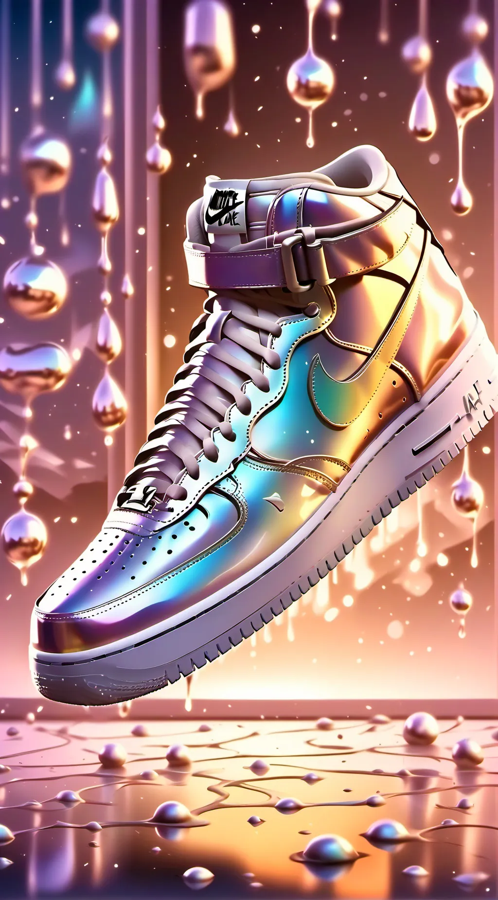 ai character: кроссовка background