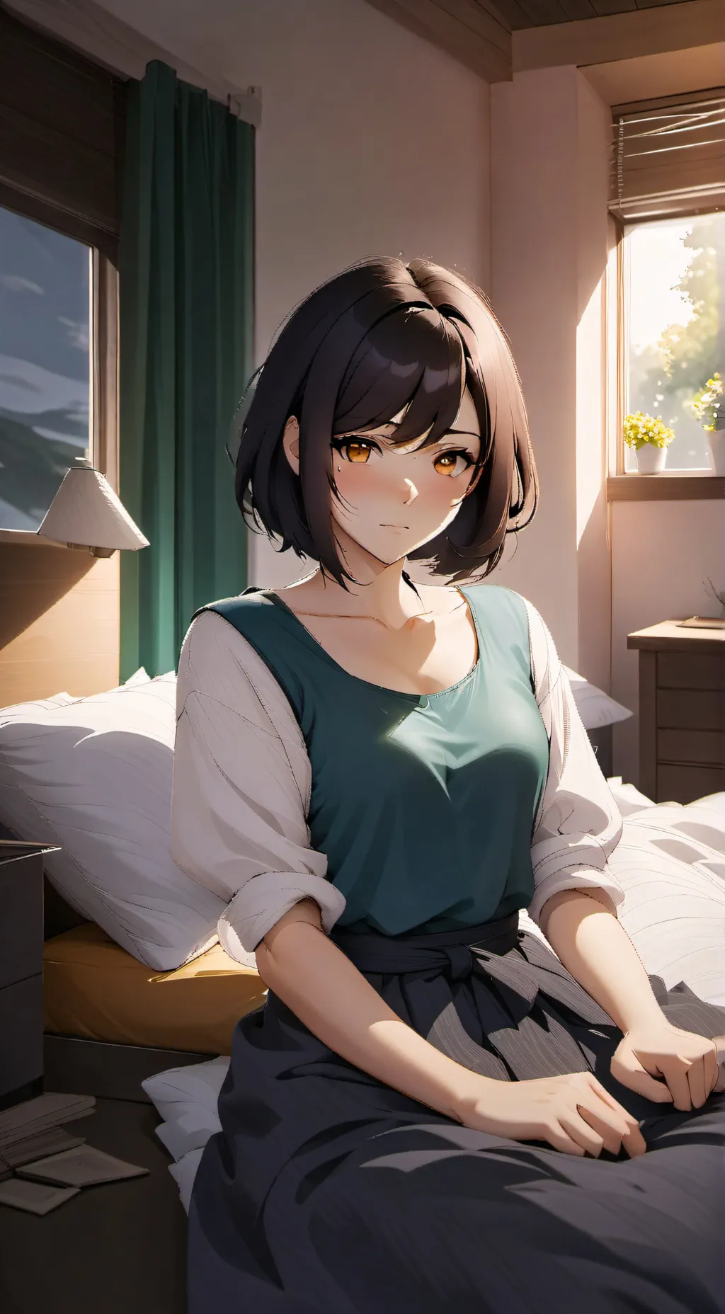 ai character: kira background