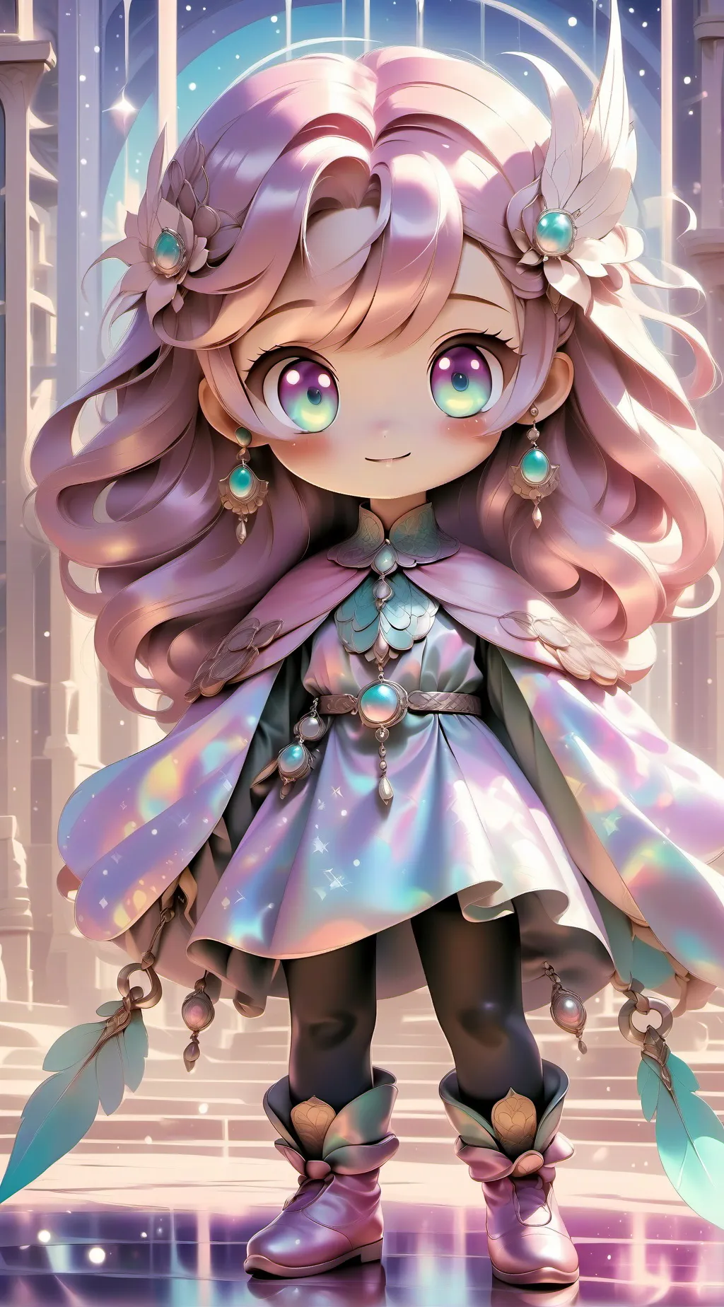 ai character: on a walk background