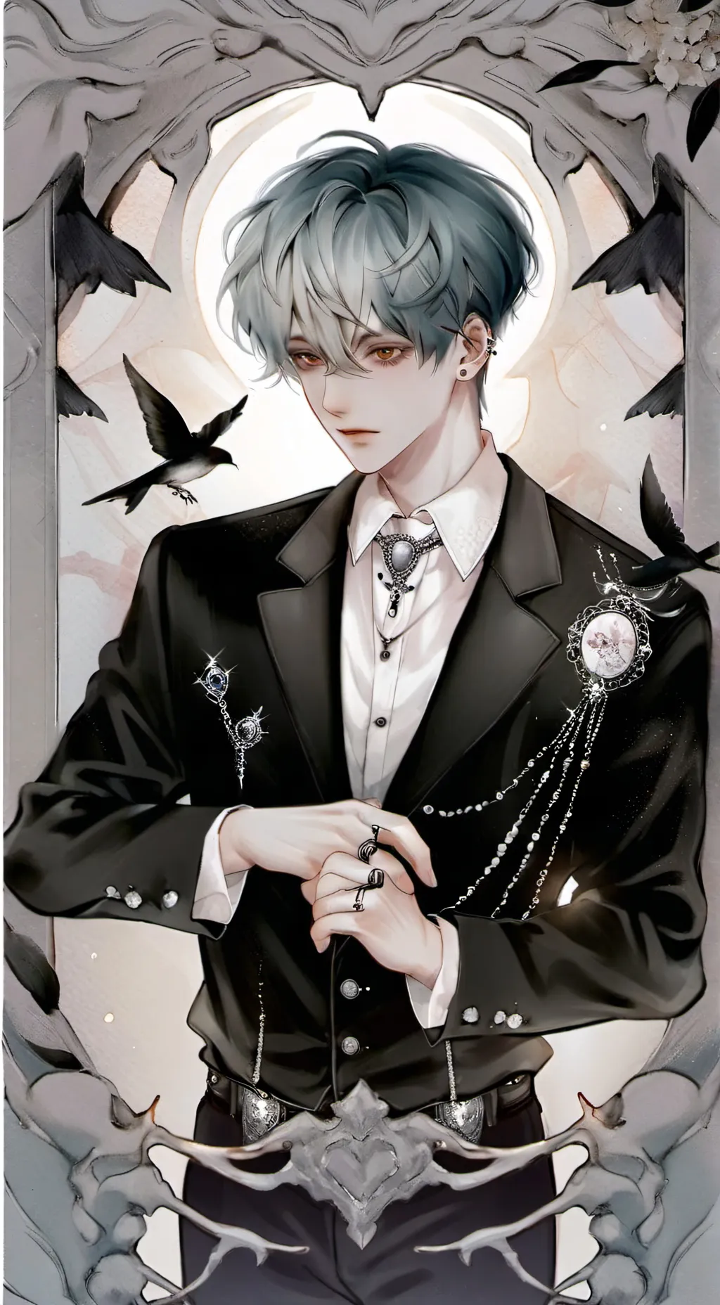 ai character: Ash ~ background