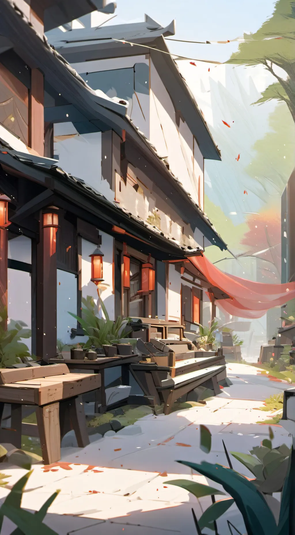 ai character: Dehnübung background