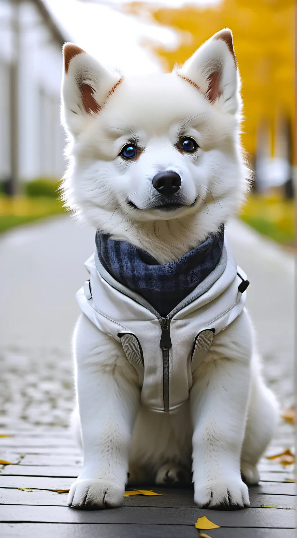 ai character: perrito lindo background