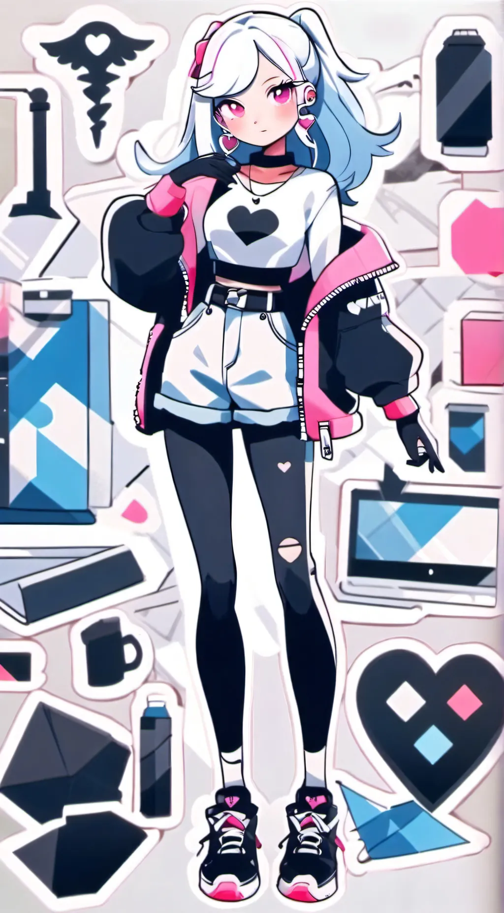 ai character: Lydia and Sophie  background