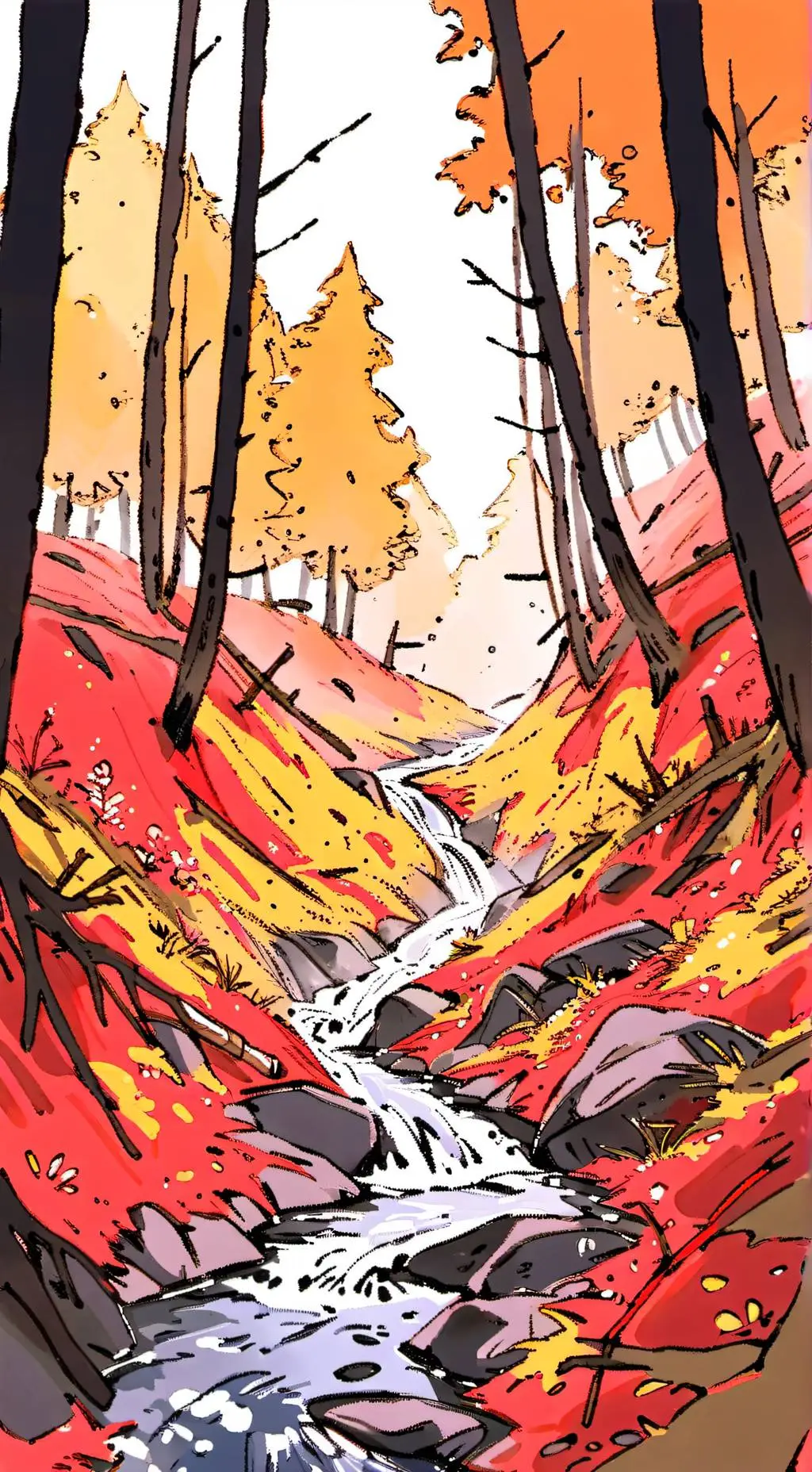 ai character: dandy world en spa background