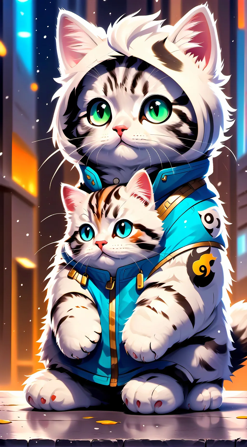 ai character: adopt cat background