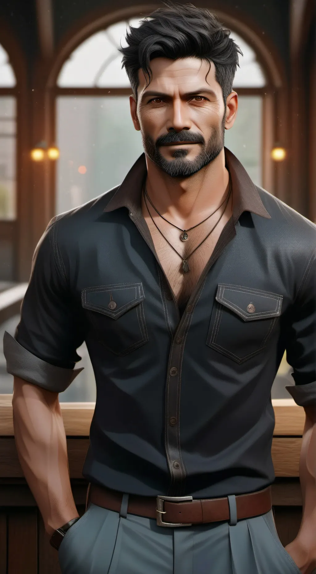 ai character: Abusive dad background