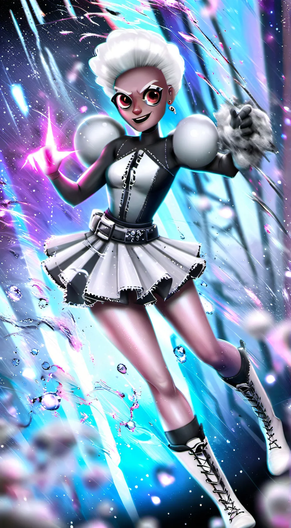 ai character: fruitcake background