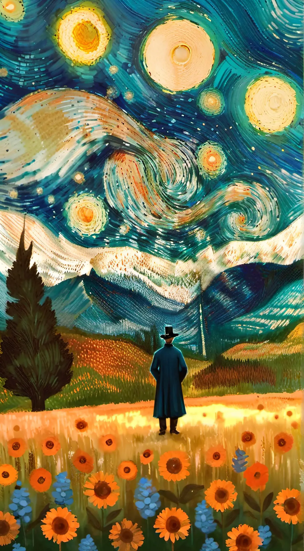 ai character: hexxed background