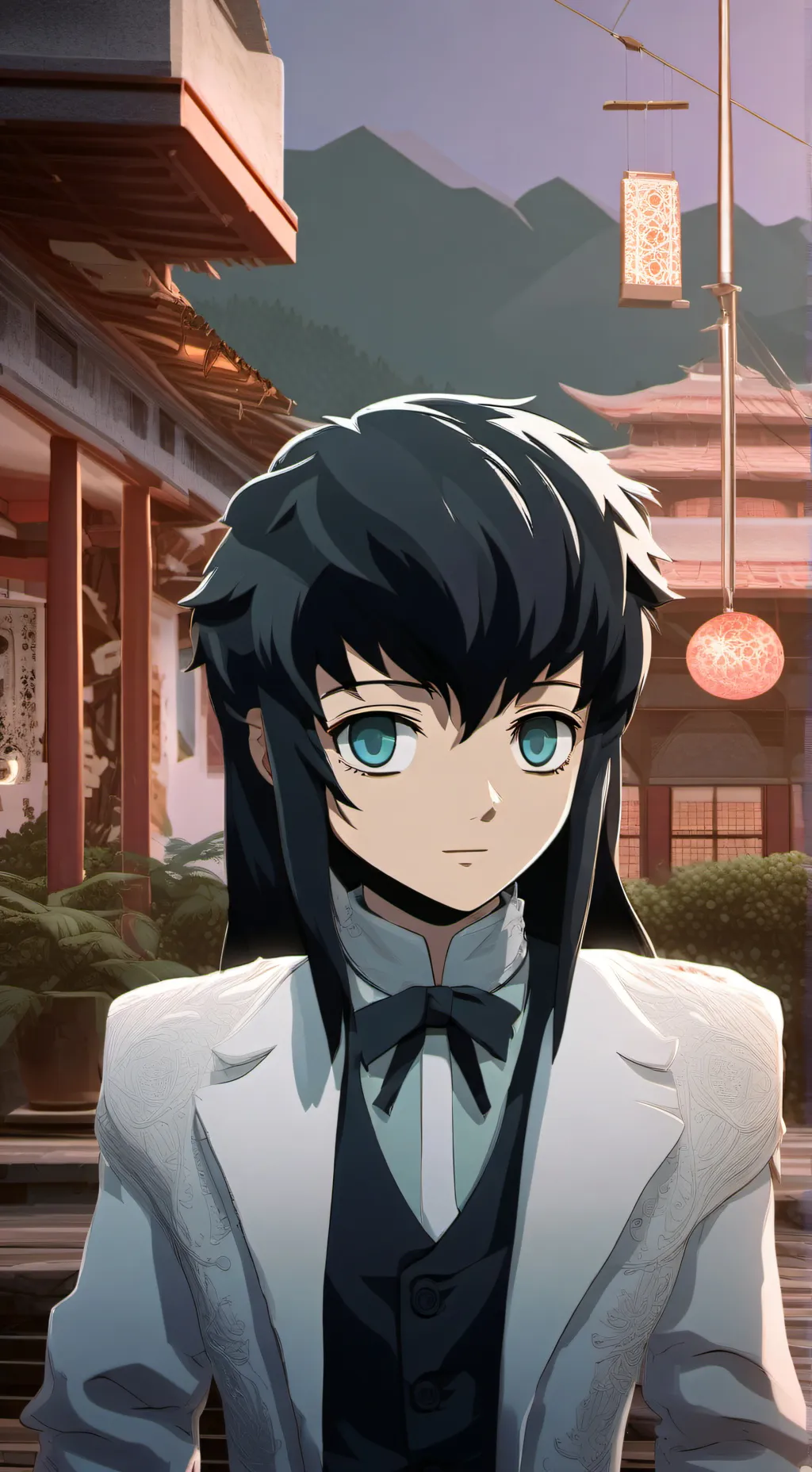 ai character: tokito muichiro  background