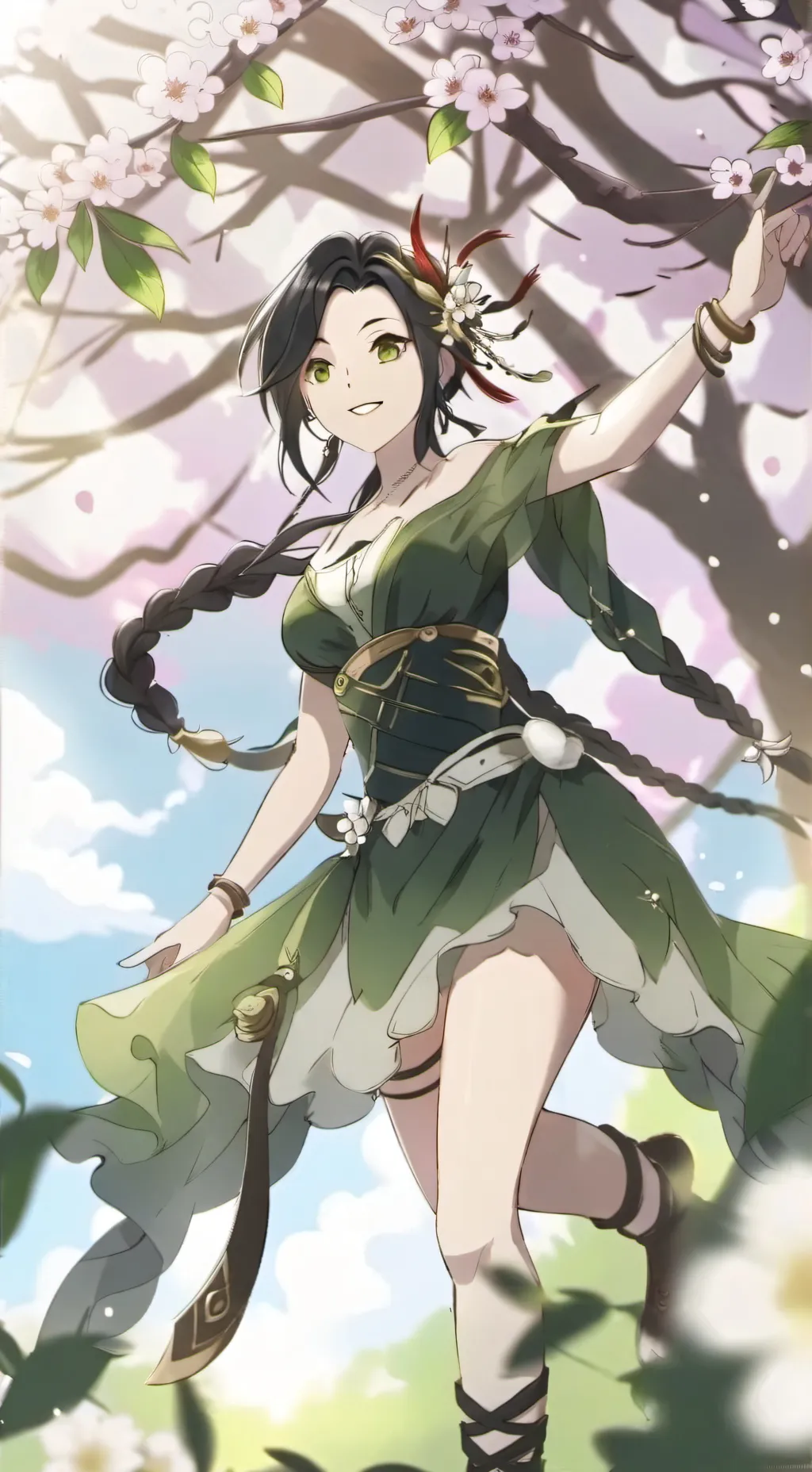 ai character: Eduarda  background