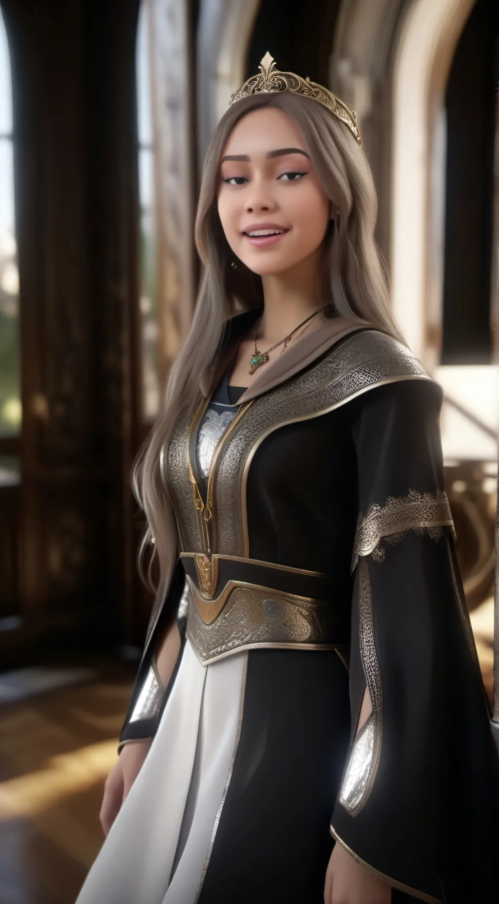 ai character: Queen Marie background
