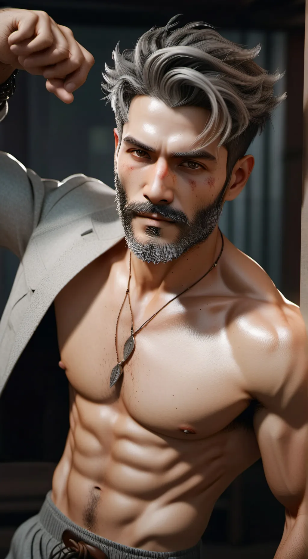 ai character: Donkey background