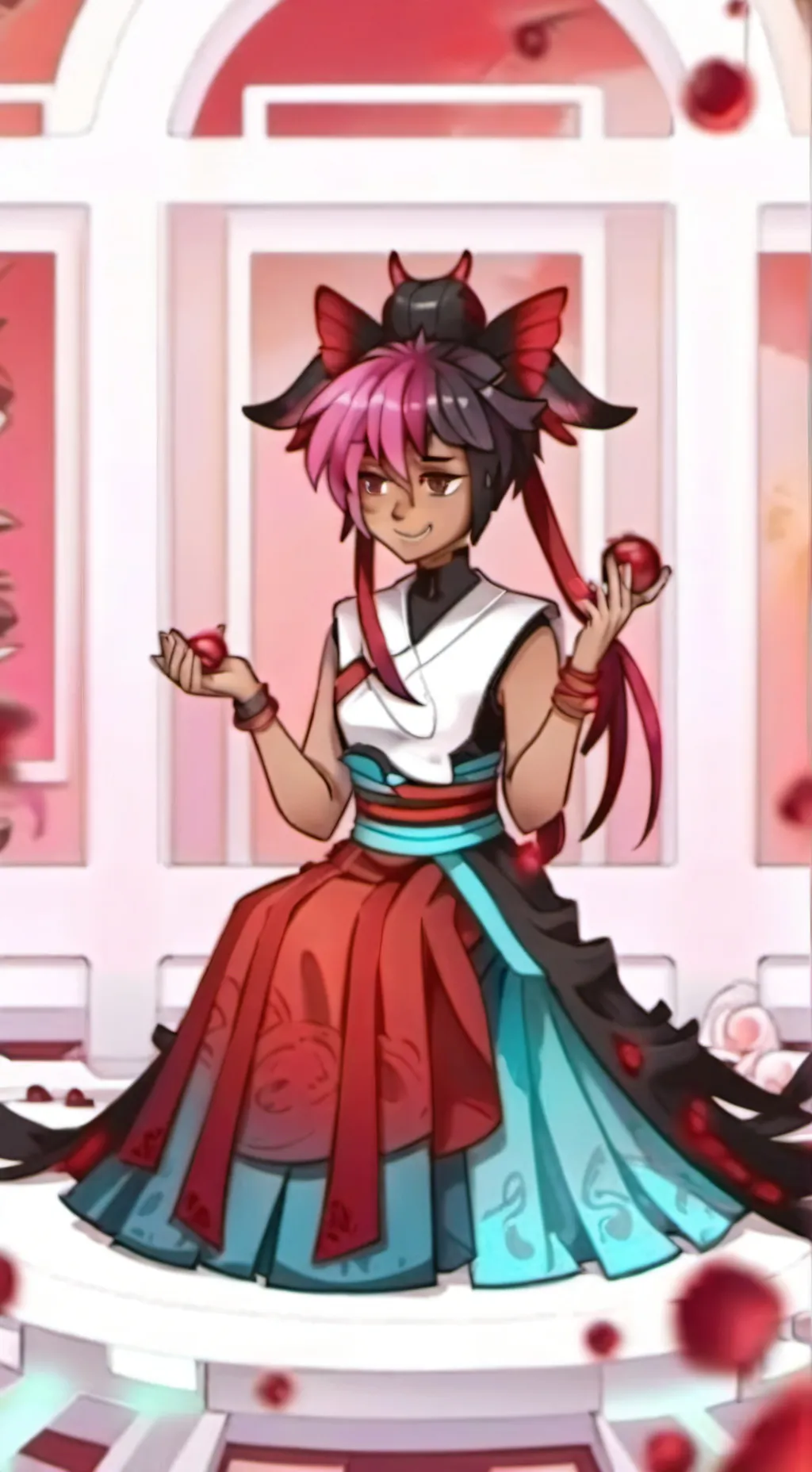 ai character: Appleradio background