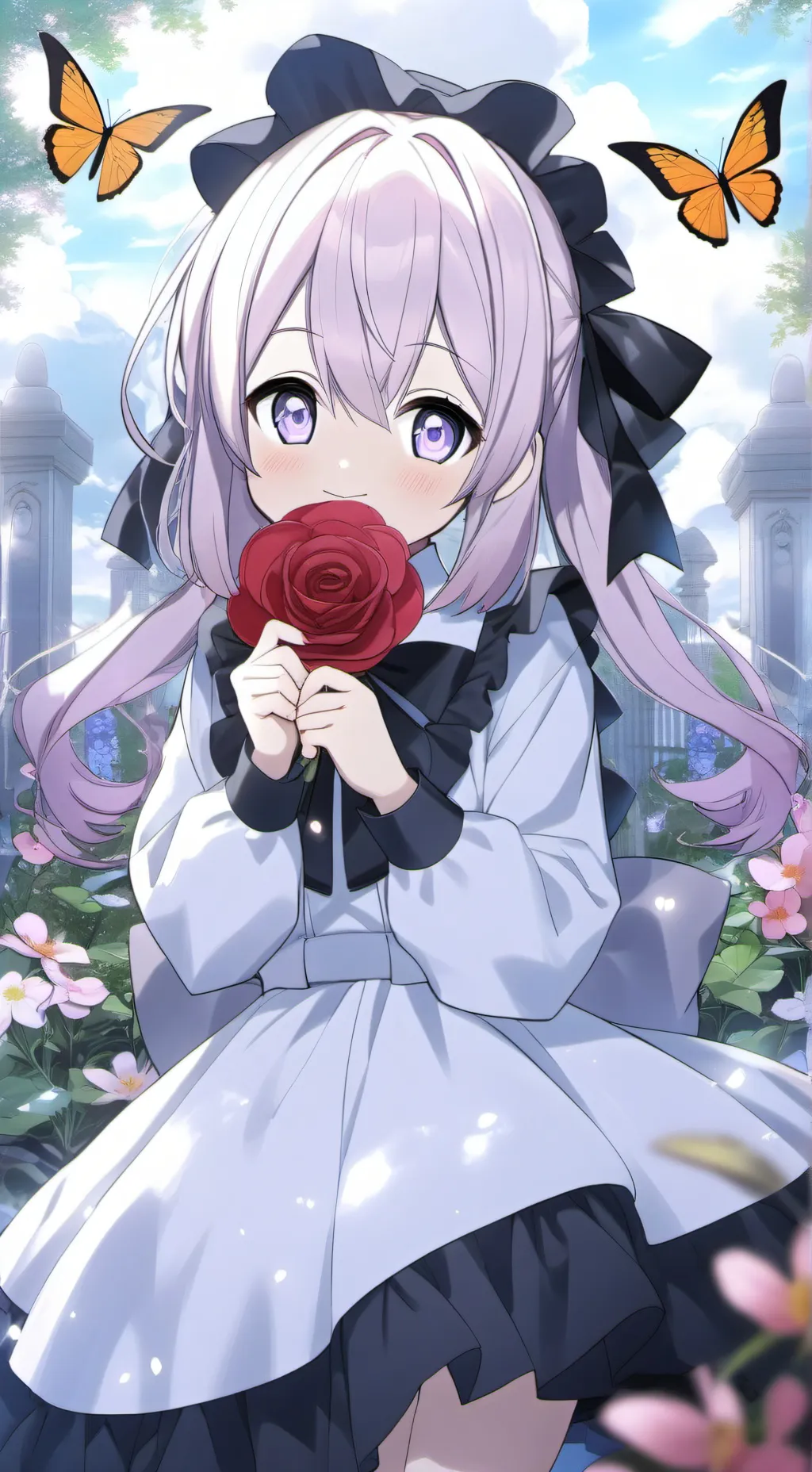 ai character: mitsushino🩷💜 background