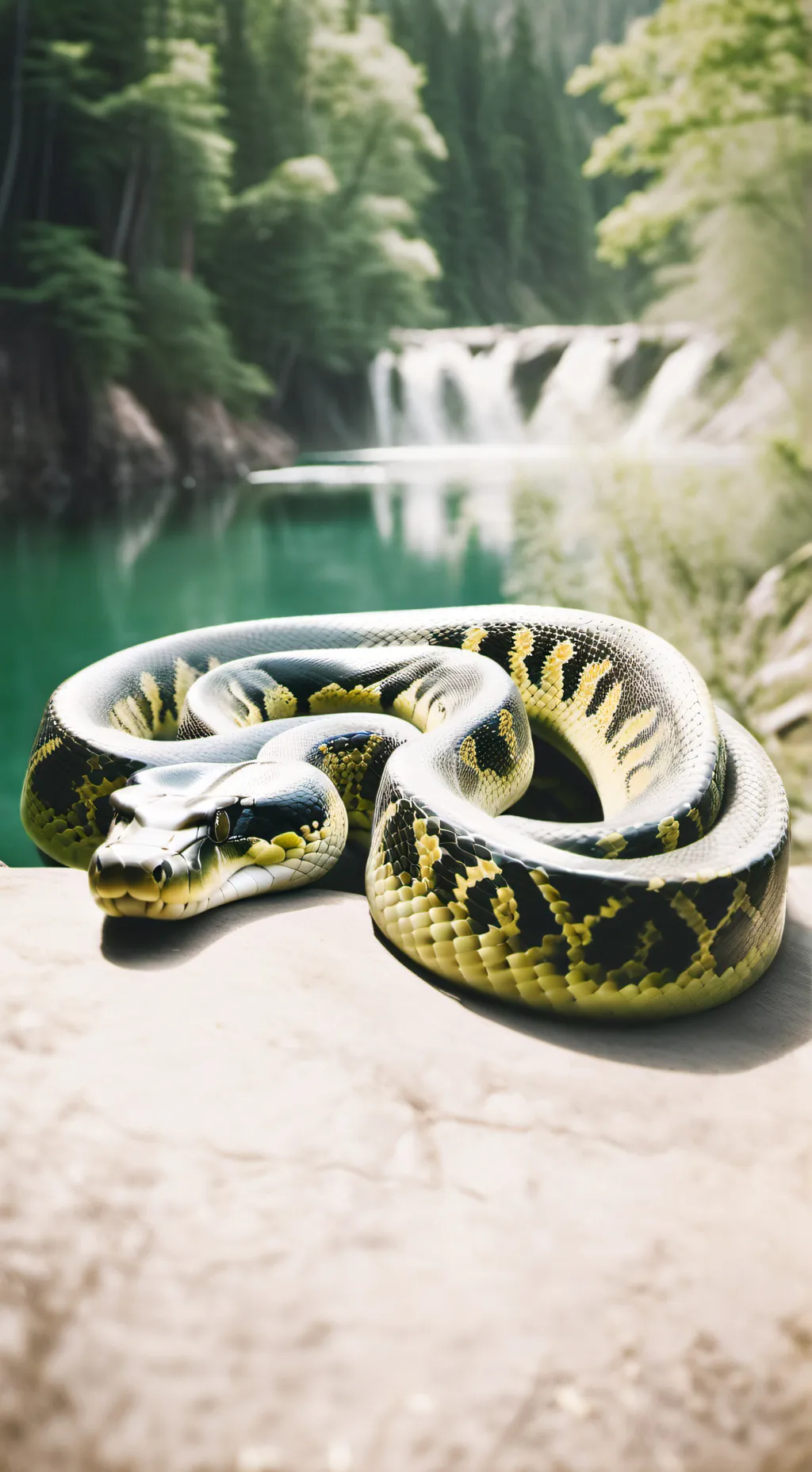 ai character: Anaconda background