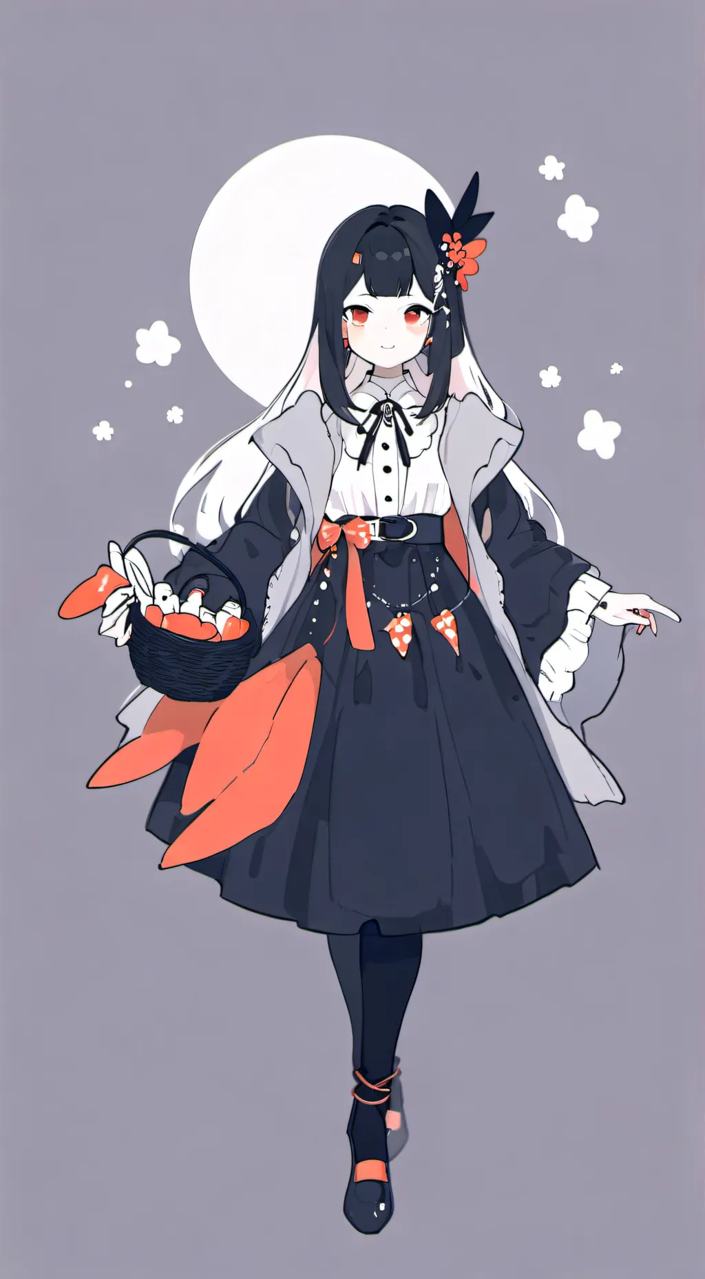 ai character: cuteee background