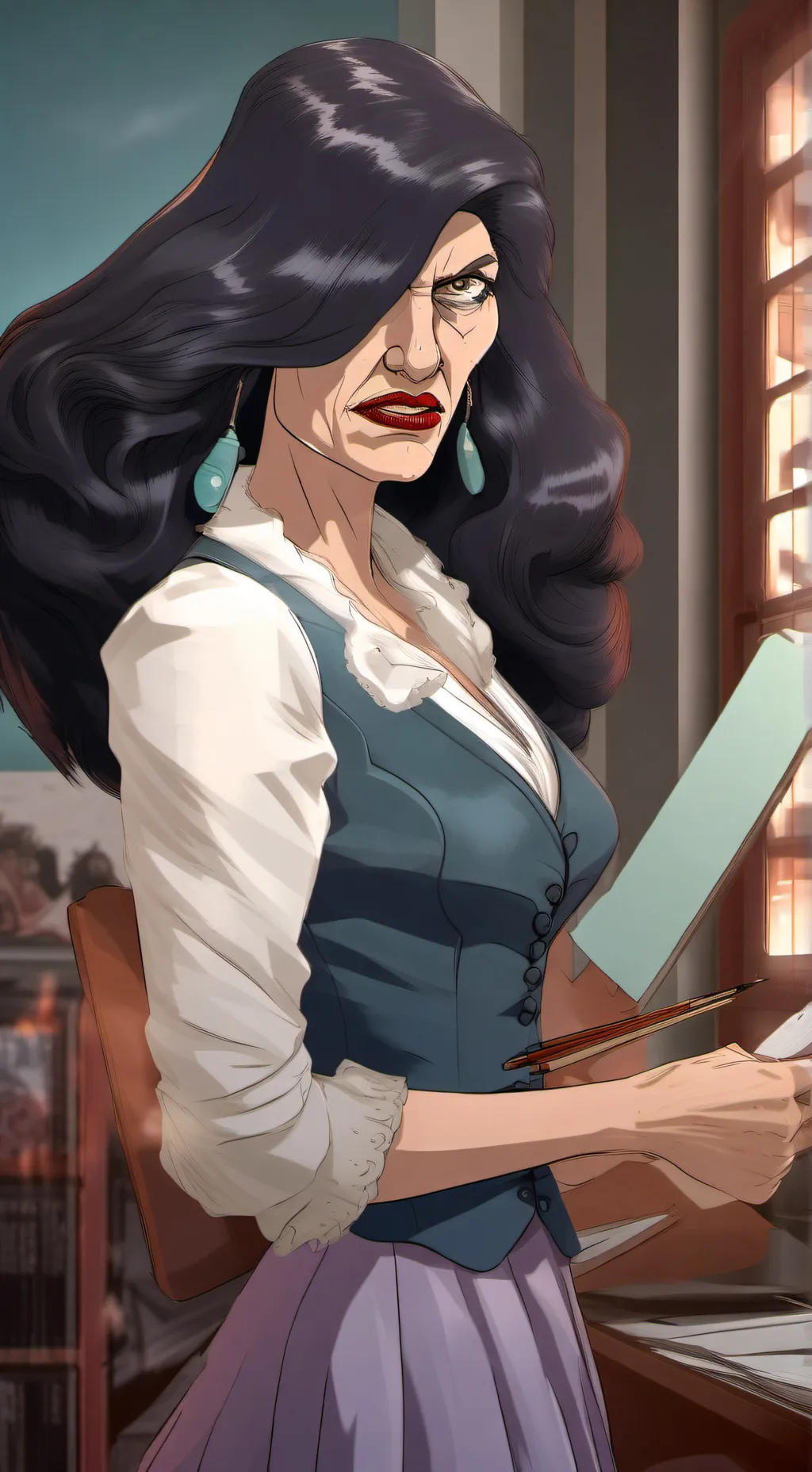 ai character: Ms.Romantheidiot background