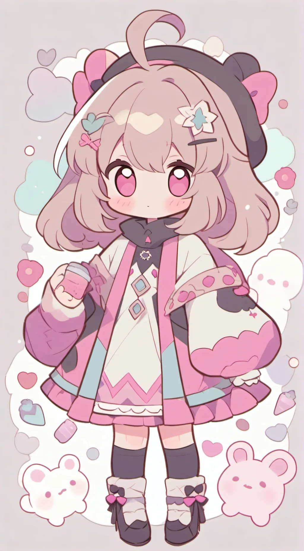 ai character: ребенок  background