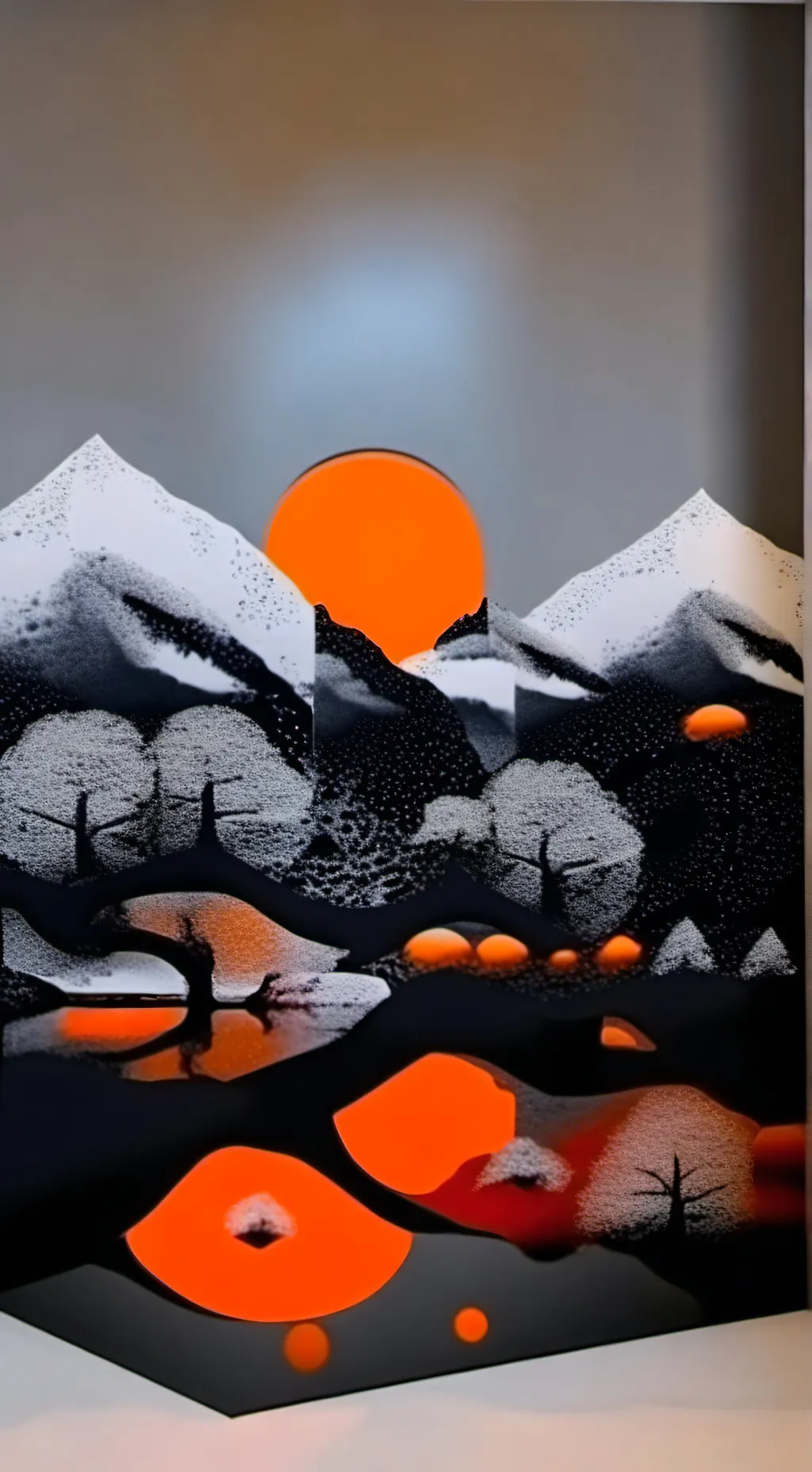 ai character: sprunki Christmas background