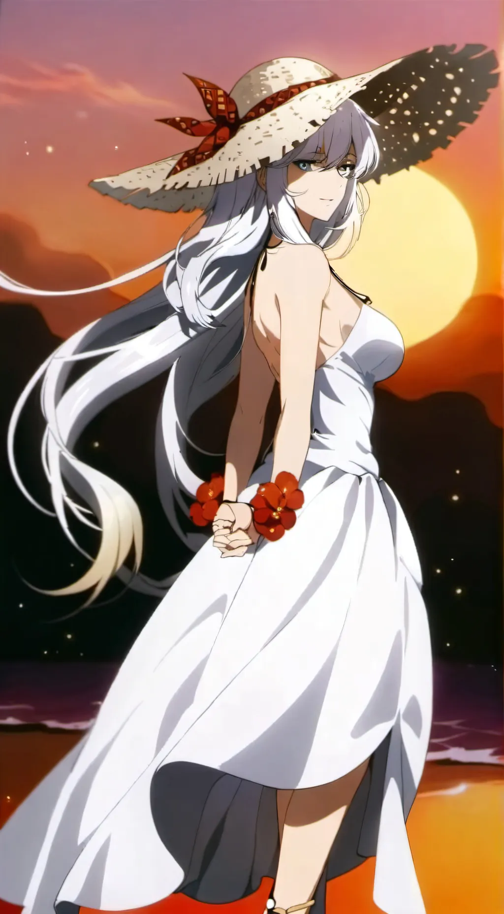 ai character: Jewel Lavenders background