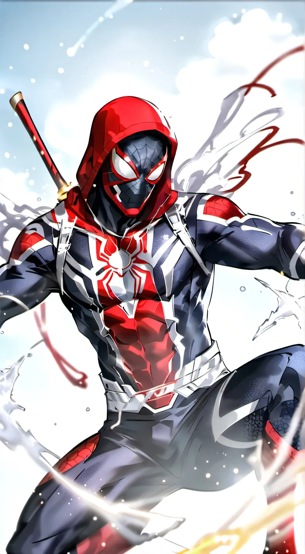 ai character: Ninja-spider background