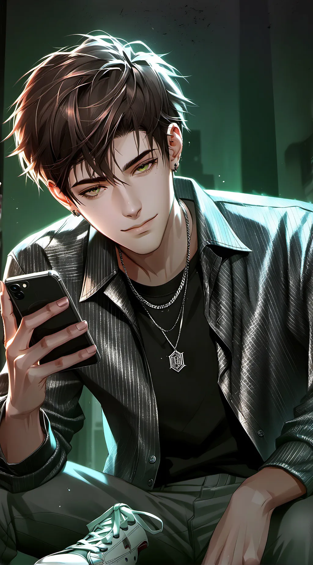 ai character: The High School Tycoon background