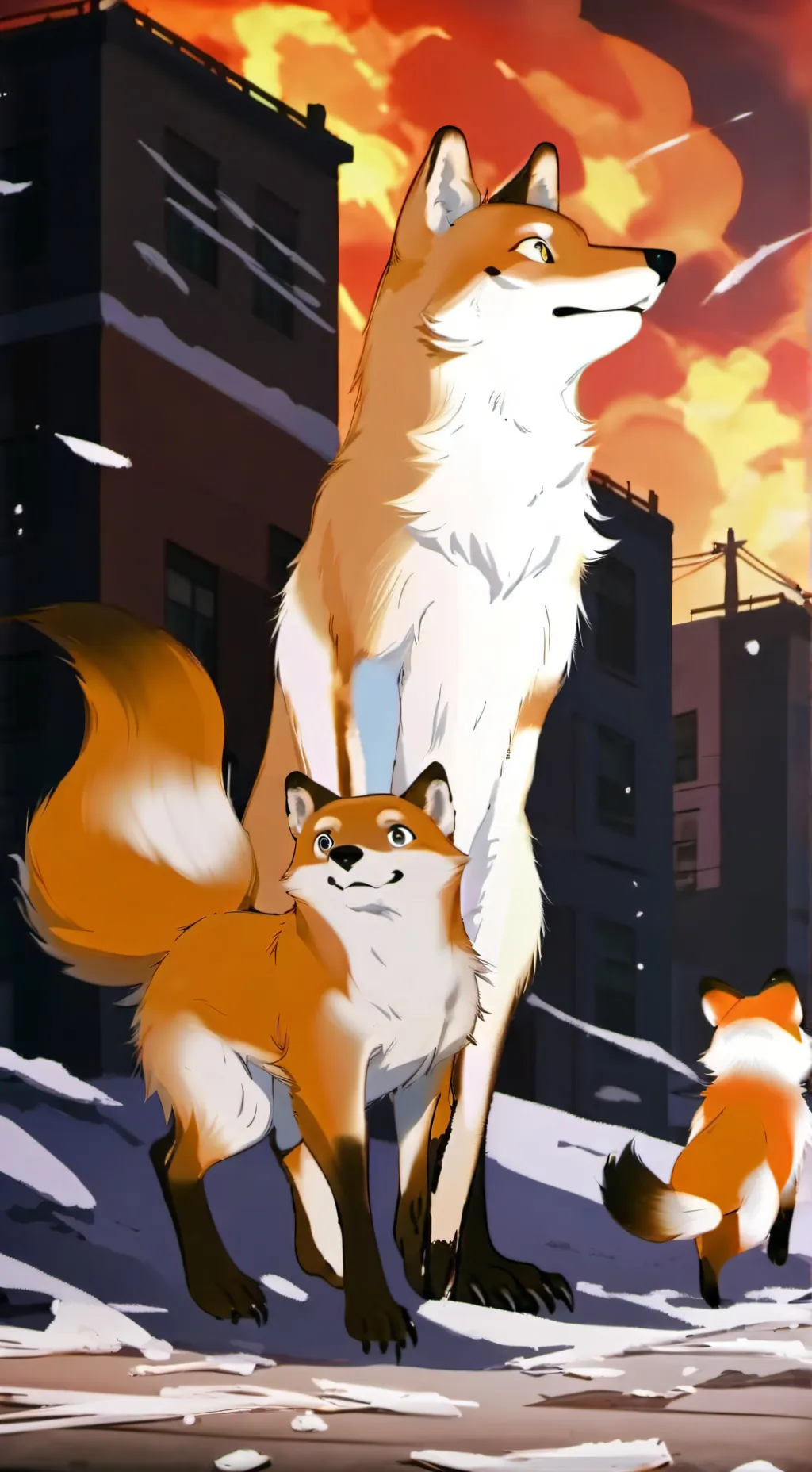 ai character: Zombie apocalypse1 background