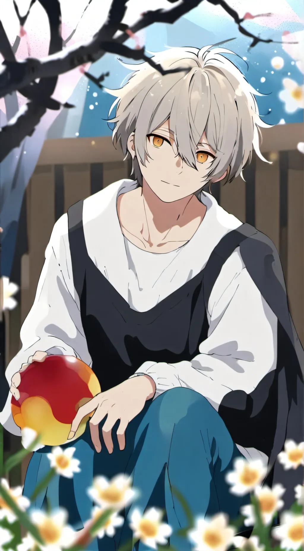 ai character: lucas( femboy) background