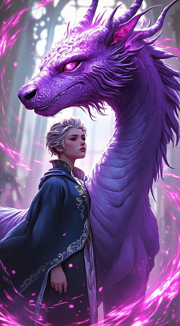 ai character: Luna Silverweave background