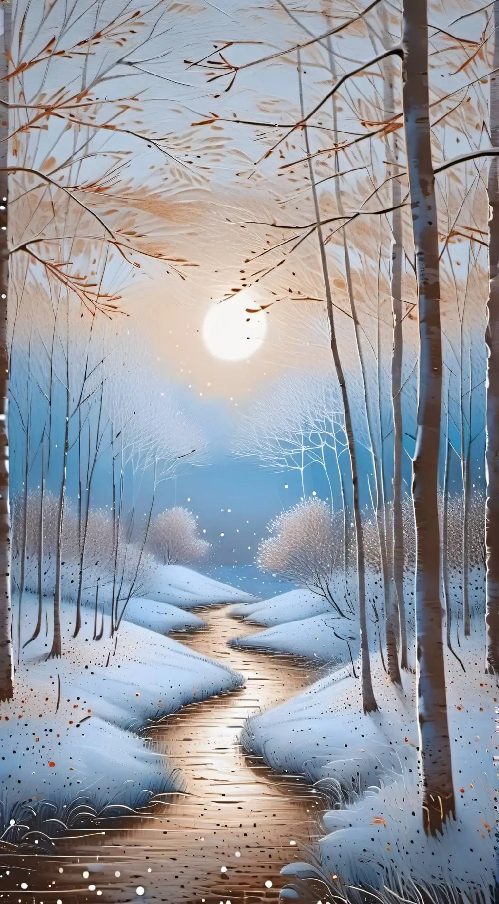 ai character: kny christmas  background