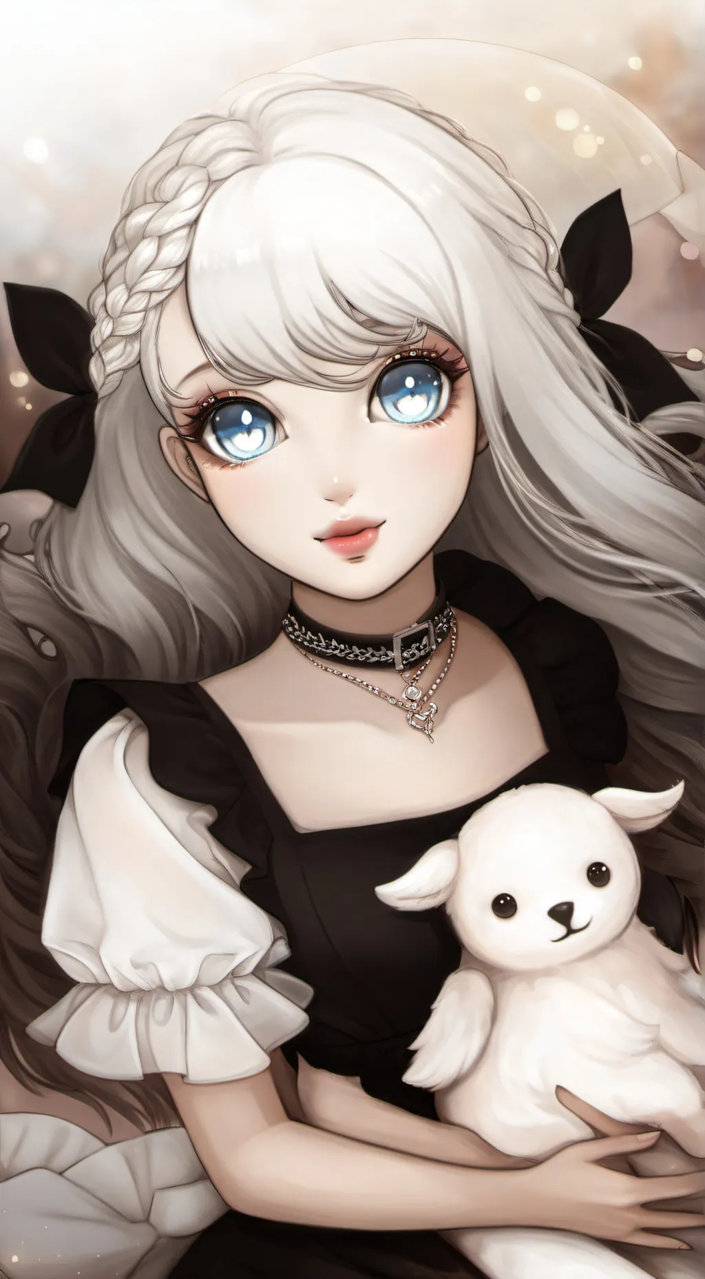 ai character: Mina  background