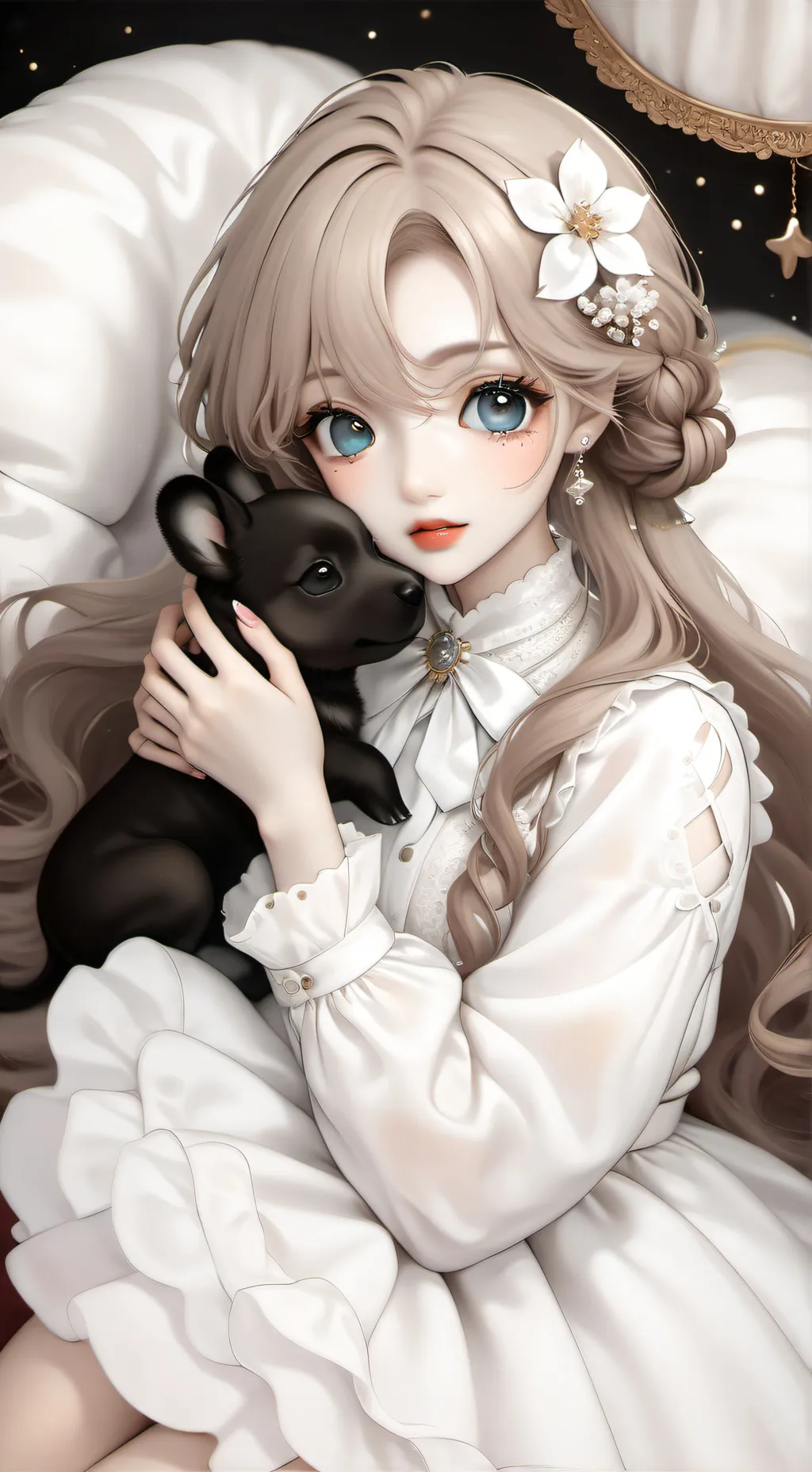 ai character: yuseka nishirawa.. background