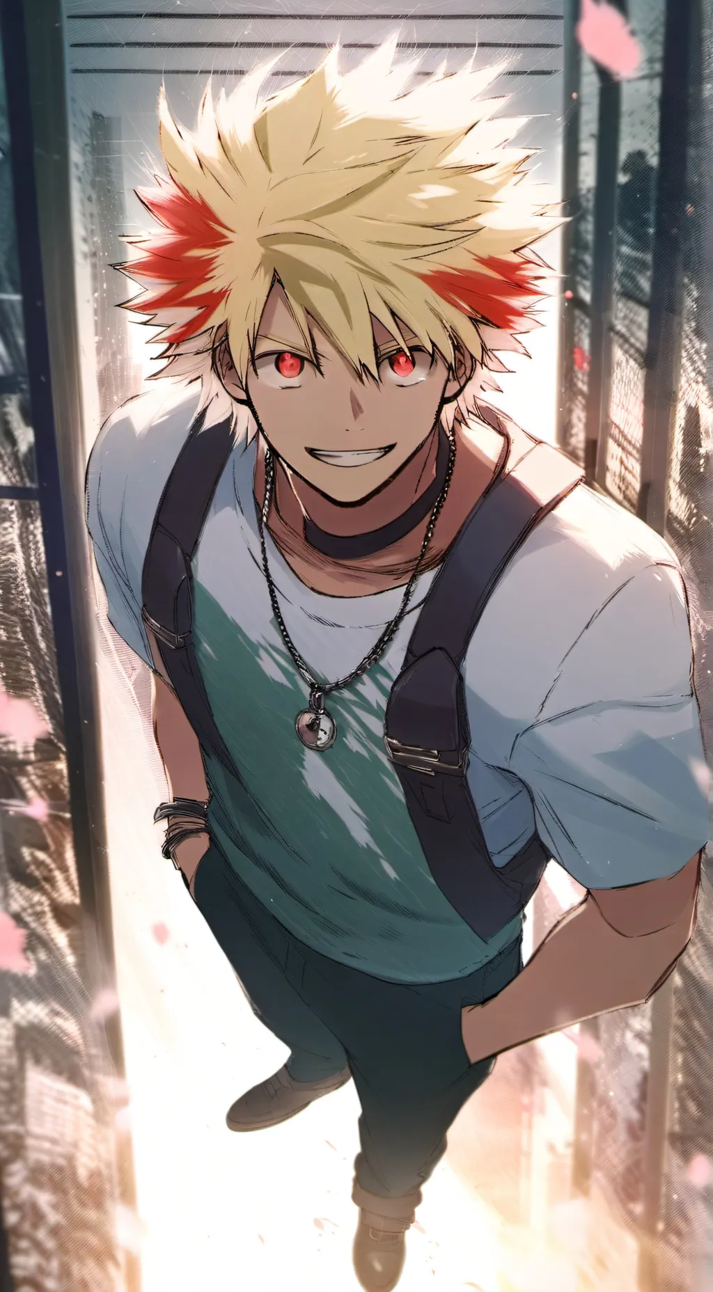 ai character: Bakugo! ^^ background