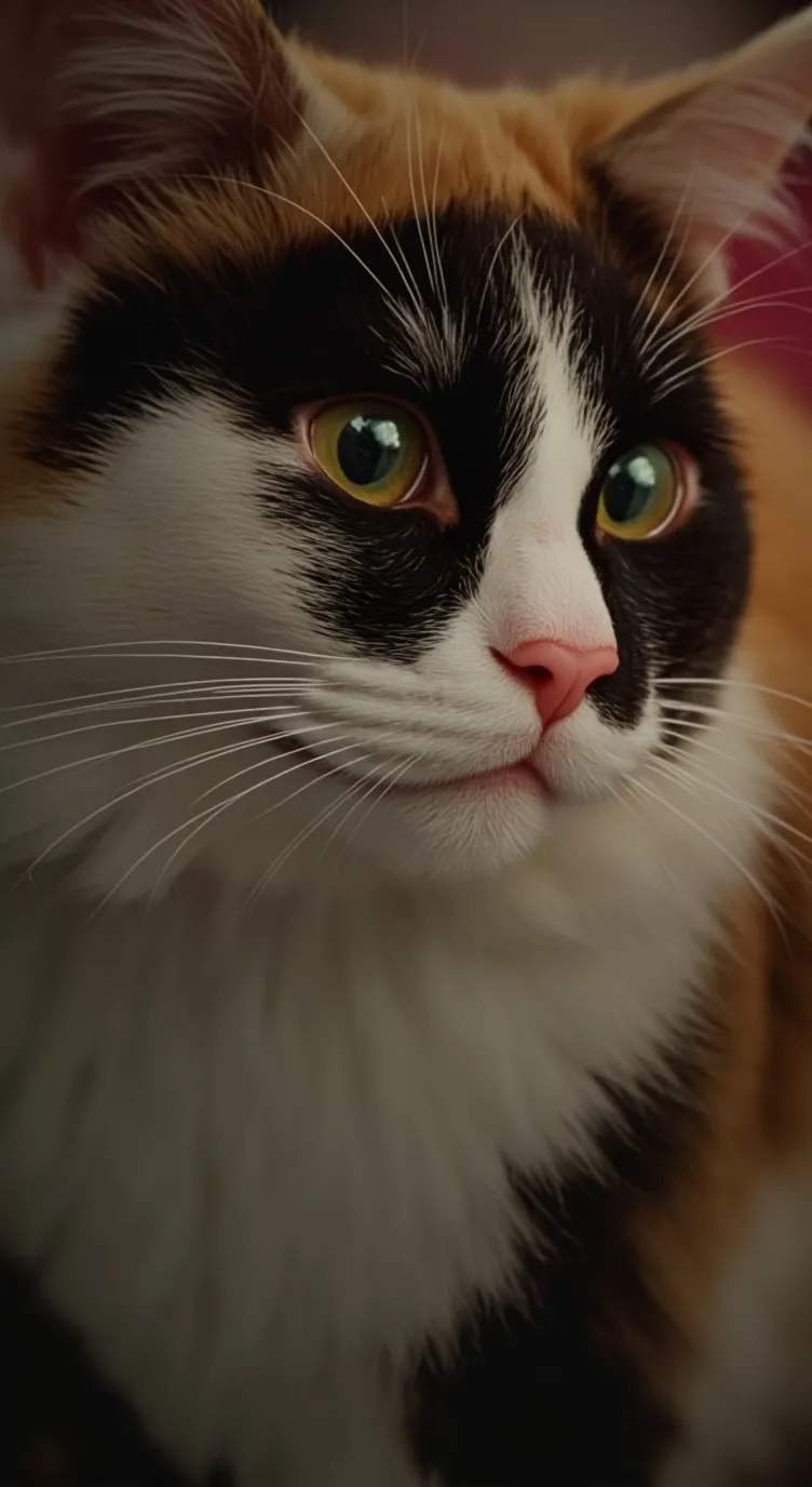 ai character: Sad cat background