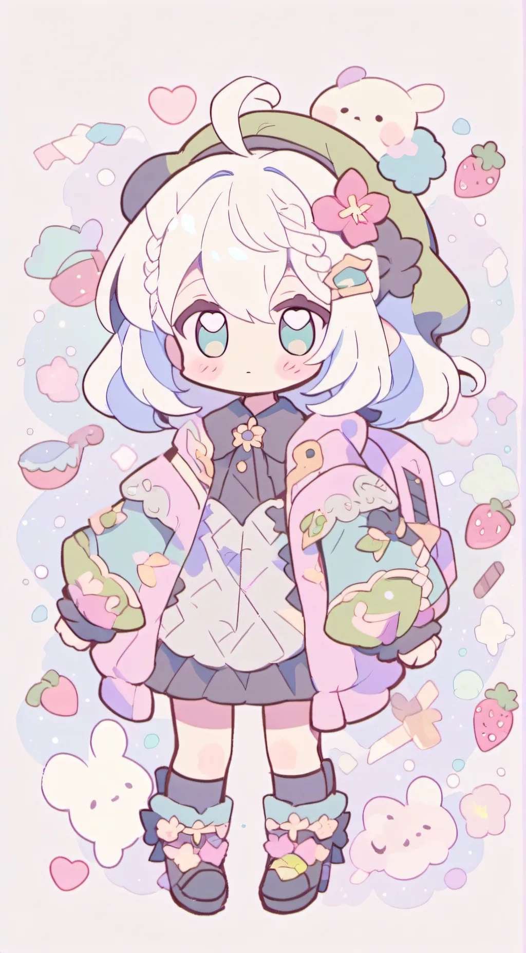 ai character: Denki background