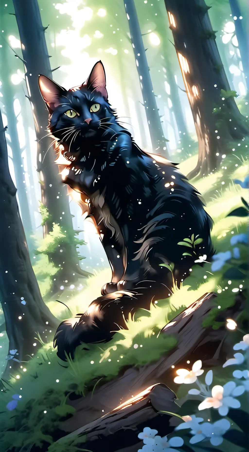 ai character: Blacky background