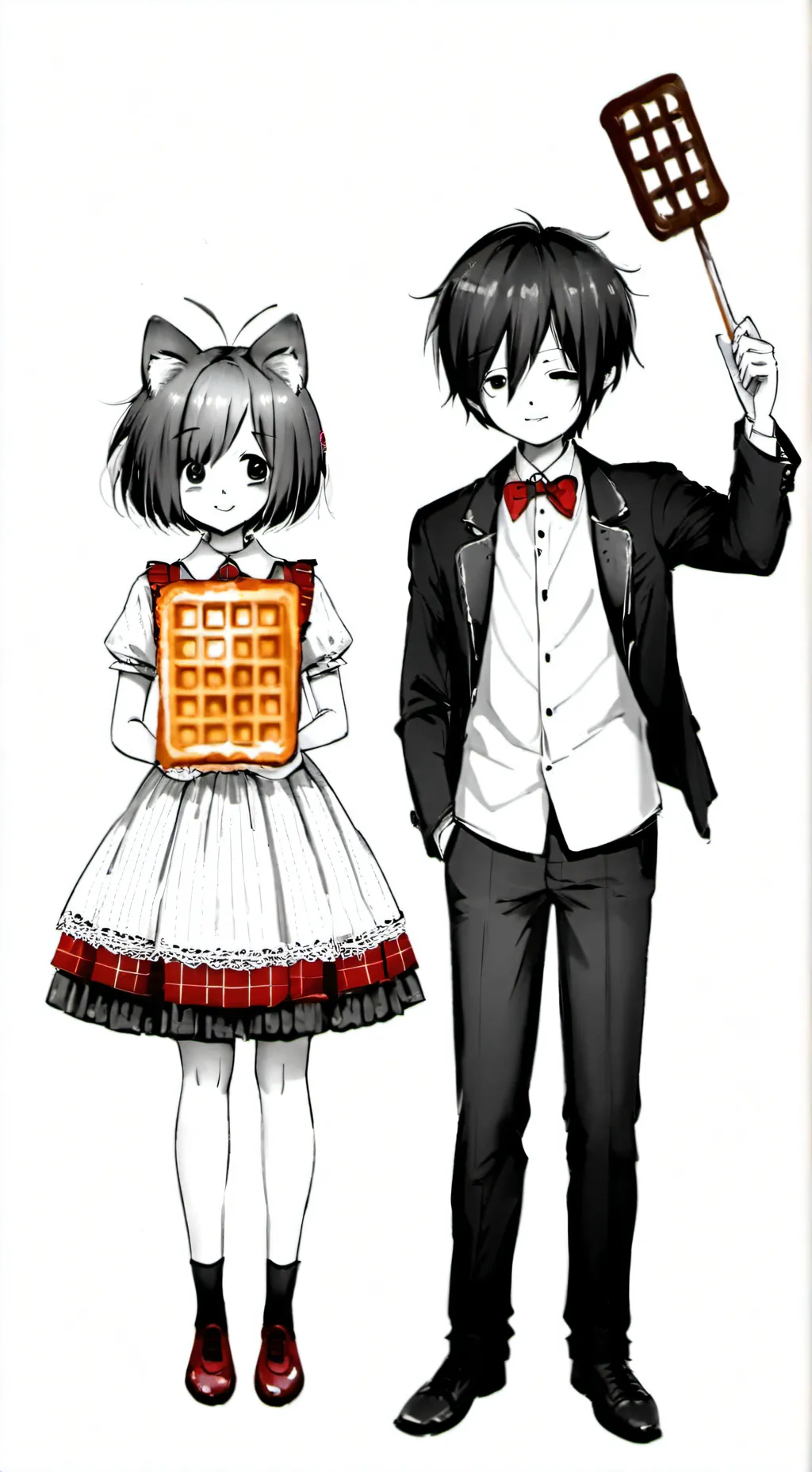 ai character: Scene cat !￼ background