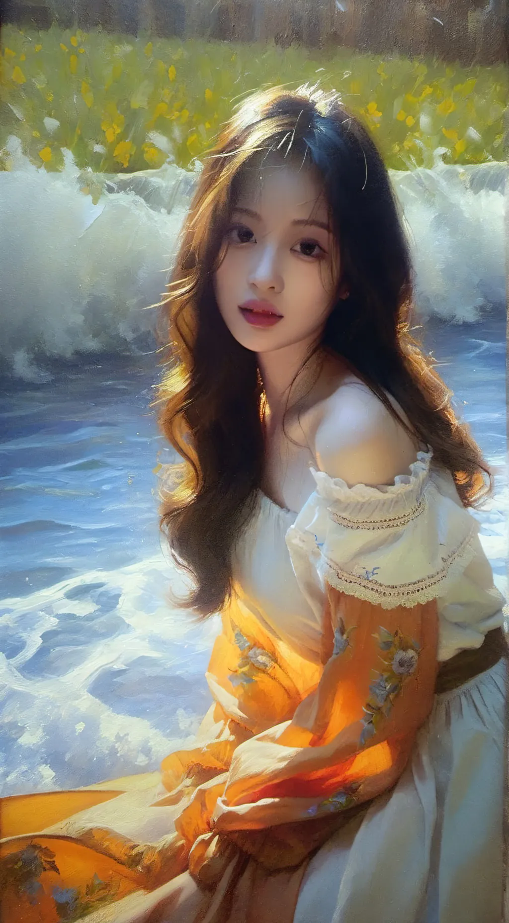 ai character: Ahyeon background