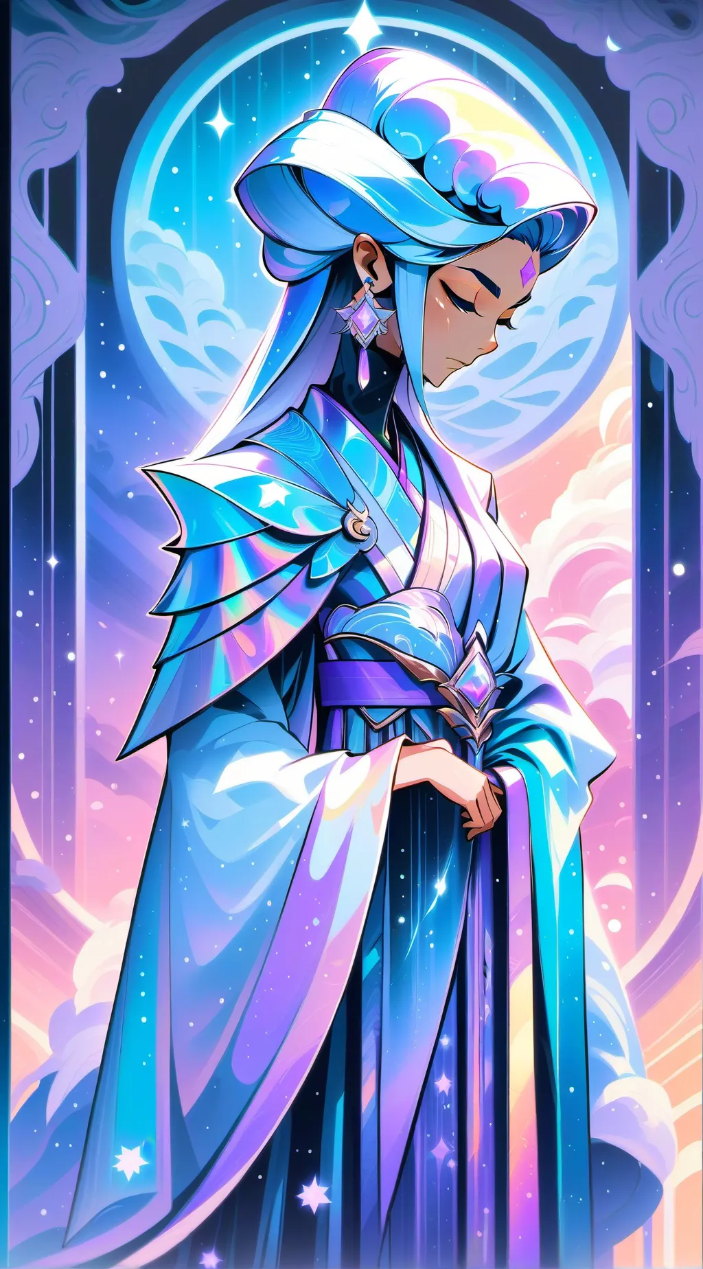 ai character: HH MAN TREND background