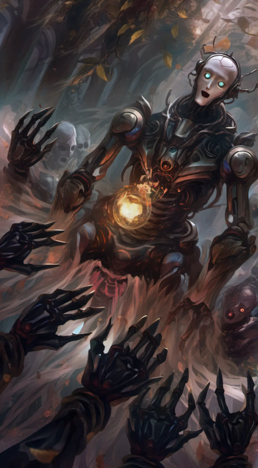 ai character: Copier/evil background