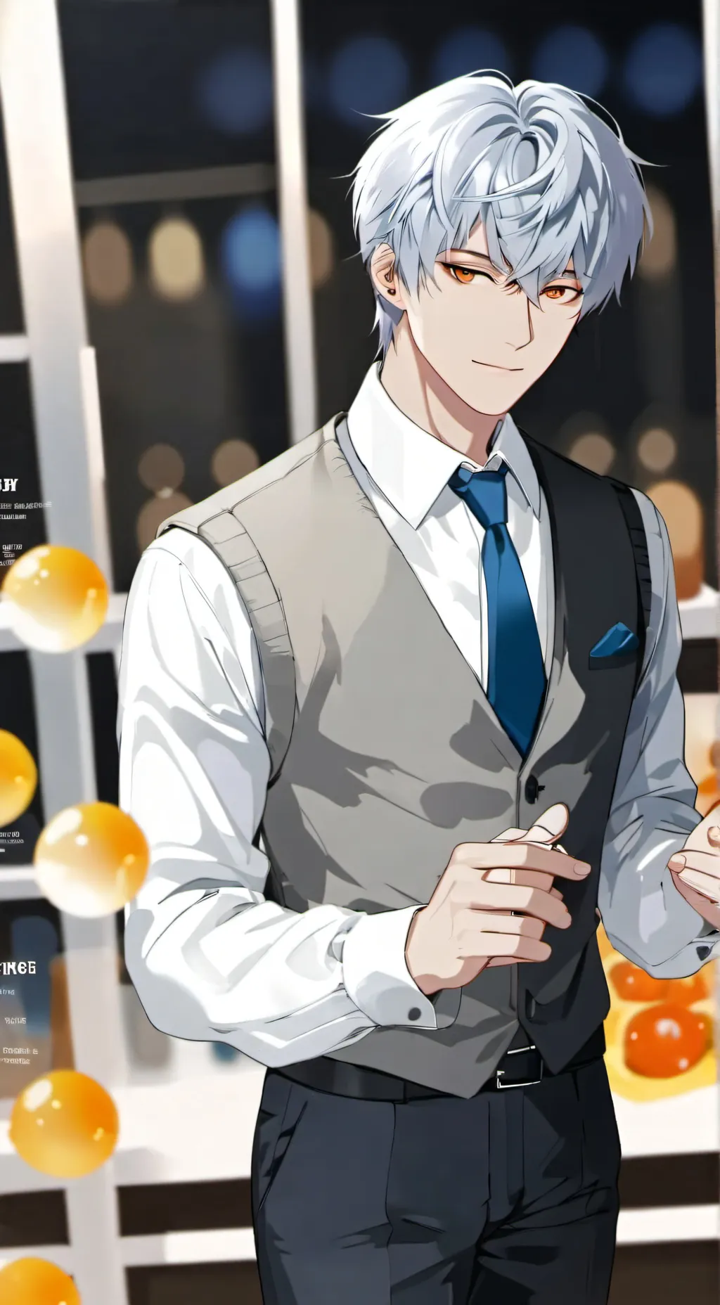 ai character: Manager background